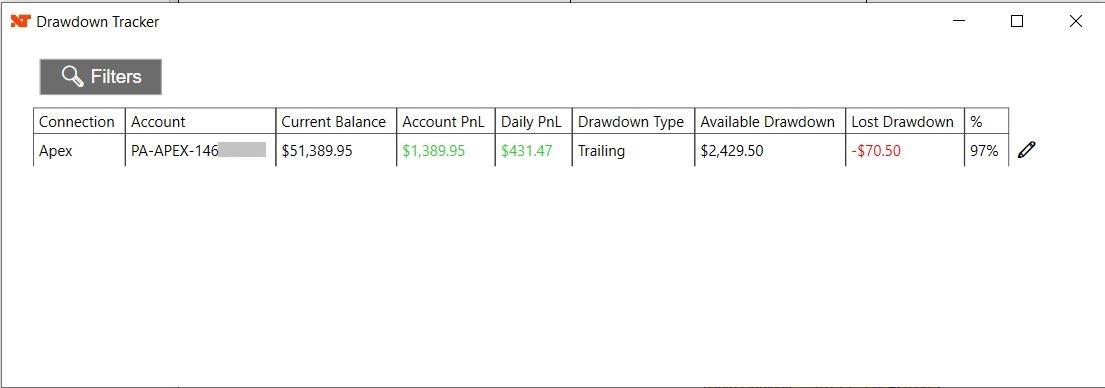 Drawdown Tracker - Image 4